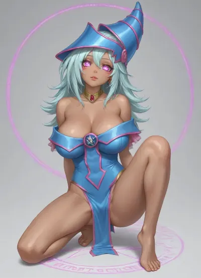 colored pencil drawing of, ((barefoot)), 19yo dark magician girl with, (dark skin:1.333), (long straight lavender ombre hair:1.444), (blamagi:1), standing with one foot forward on a glowing magical summoning circle on the ground, (feet in your face:1.234), (feet closer in perspective:1.111), (large round breasts), <lora:blamagiXLv1:.555>, <lora:Darker_skin_SDXL:.888>, <lora:coloredpencil_xl-v3:1.5>