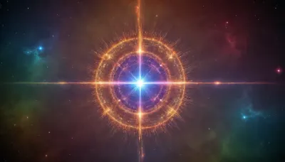 sehr viele Farben weiter weltraum