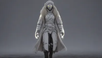 photorealistic, sci fi, star wars, (planet Hoth:1.8), (black snow-capped mountains in Hoth), (walking towards a ruined ship), fullbody, french woman, (white luminous eyes:1.8), runing, extreme length braided white hair, (droid skin:2.1), armour, android, ((General Jedi:1.8)), (ciber templar:1.3), artiangel, (wearing a thick coat with white animal fur:1.8), (white lightsaber in right hand:1.8), (straight lightsaber:1.8), very, long, hair, hanging, dynamic, on, ground, bun, cover, General, Obi-Wan, Kenobi, cyber, templar, (view from above), <lora:554328_training_data:.5>, <lora:verylonghairv2:.5>, <lora:565986_training_data:1.6>, <lora:CyberTemplarXL:1.2>