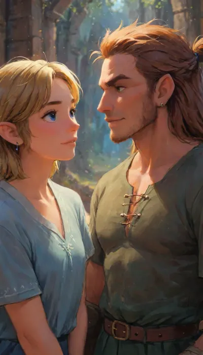 masterpiece, best quality, amazing quality, very aesthetic, newest, absurdres, highres, masculine, 2boys, 2men, husbands, royal bedchambers, male focus, link and ganondorf, blue eyes, green eyes, link from the legend of zelda, ganondorf from legend of zelda Breath of the Wild, pointy ears, blonde, muscular, sitting, love, looking at each other, loving smile, holding each other, foreheads touching, link wearing Trainee Tunic, ganondorf wearing robe, clothed.

best quality, 8k, insane details, intricate details, hyperdetailed, hyper quality, high detail, ultra detailed, professional, HDR, ray tracing reflection, cinematic lighting, highlydetailedbody, realisticface, highlydetailedhair, insanelydetailed, 8K.highdetailedskin, highresolution, perfectfingers, (j_cartoon:1.5), drawing, link, <lora:link:1>, <lora:SDXLHighDetail_v6-000005:.8>, <lora:samdoesarts1.1-000030:.4>, <lora:J_cartoon:.3>, <lora:Animated_Concept:.4>