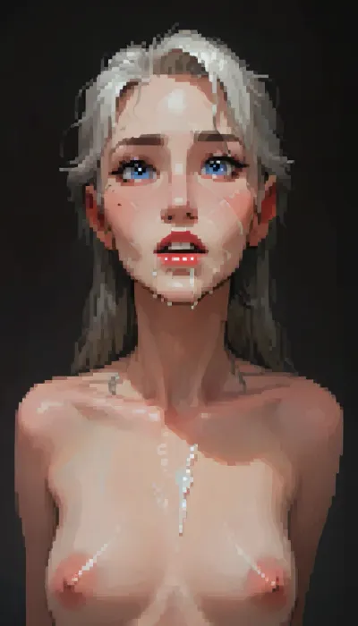 score_9, score_8_up, score_7_up, score_6_up, 1girl, very skinny, extremely pretty woman, 20yo, long blond hair, blue and grey colored eyes, small perky tits, puffy nipples, pretty girl, light blue bangs, cum dripping from lips, shaking orgasm, choking, shaved pussy, male out of frame, (pov missionary), (full body view), 4k, photorealistic, intricately detailed face, realistic face, MASTERPIECE, (incase style), pixelart, incase, style, pixel, art, <lora:ratatatat74-000050:1.3>, <lora:outline_xl_kohaku_delta_spv5x:1.8>, <lora:NEOTOKIOXL_0.2_RC:.4>, <lora:287175_training_data:.6>, <lora:pixel_stormXL:.3>