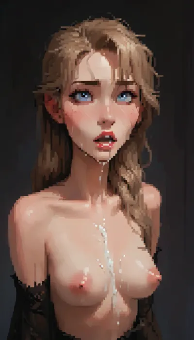 score_9, score_8_up, score_7_up, score_6_up, 1girl, very skinny, extremely pretty woman, 20yo, long blond hair, blue and grey colored eyes, small perky tits, puffy nipples, pretty girl, light blue bangs, cum dripping from lips, shaking orgasm, choking, shaved pussy, (full body view), 4k, photorealistic, intricately detailed face, realistic face, MASTERPIECE, (incase style), pixelart, incase, style, pixel, art, <lora:ratatatat74-000050:1.3>, <lora:outline_xl_kohaku_delta_spv5x:1.8>, <lora:NEOTOKIOXL_0.2_RC:.4>, <lora:287175_training_data:.6>, <lora:pixel_stormXL:.3>