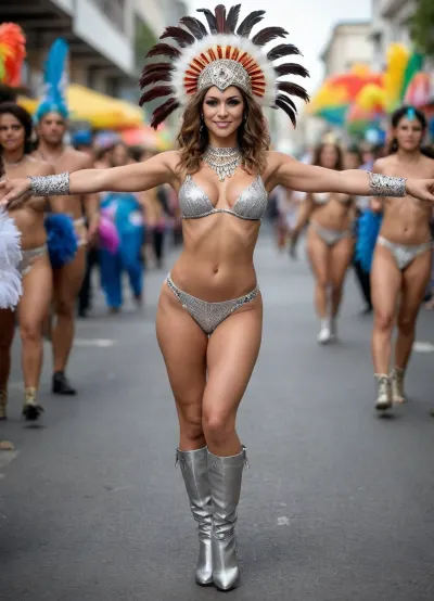 Fotorealistica di alta qualità in occasione del Carnevale di Rio