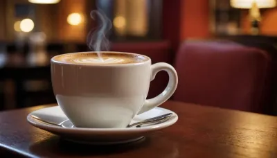 a comforting cup of coffee for listening to jazz in the warmth