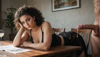 Ecos de silencio: un mantel de suspense erótico en 8k detalle