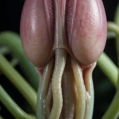 highly unusual alien genitalia, inspired by insects and plants, the strangest genitalia ever seen, highly creative and surprising