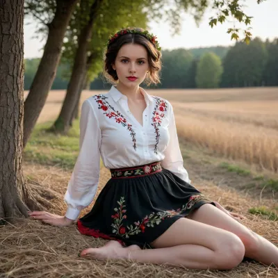 ゴールデンアワーのシルエット:日光の中世のバイクセンのバスク