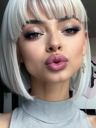 Punk Prinzessin: ein hyperrealistisches Meisterwerk in atemberaubenden 32k ähd