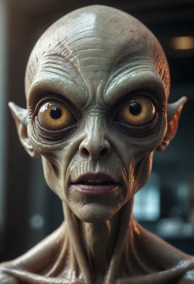 creepy alien