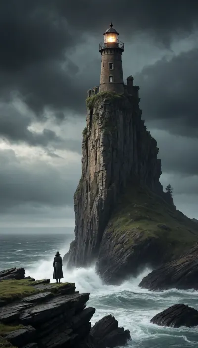 The lighthouse's last candle