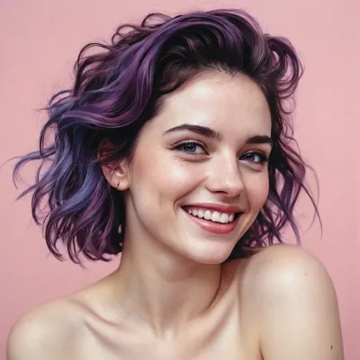 grinning girlfriend in pastel grease pen, art portfolio sketchbook, style of Agnes Cecile