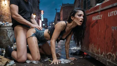 A night of unbridled passion: a dirty encounter behind the disco