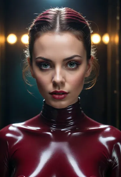 Echoes en latex : une belle série de portraits

- Oui.

Au cœur d'un studio peu éclairé, une femme, ornée d'un superbe ensemble de latex noir, pose pour le dernier plan de la série. Sa réflexion danse sur la surface brillante d'un miroir voisin, montrant la beauté et la puissance exsudées par ses yeux sombres. La caméra clique, figant ce moment pour toujours dans une série de portraits captivants.