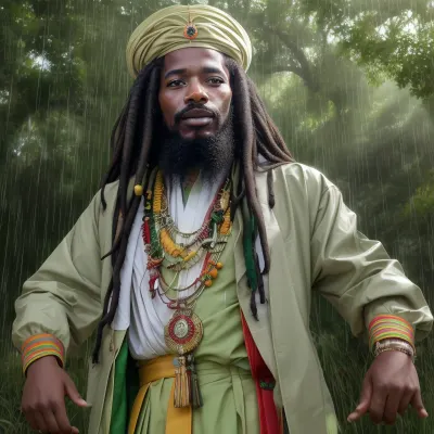 nature, forest. grass.rain. light shining. humidity.interconnections kvantum.ultra HD. realistic.Ja Rastafari.rasta. the interconnections of the universe. Om padma hum.dressed Jesus Christ djedai and his djedai power. and he have light sabber.