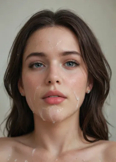 portrait of a skinny MILF looking at the viewer, after bukkake, open mouth full of white slime running down from her mouth, wet slimy hair, charcoal drawing, very detailed, best quality, cinematic, depth of field, Canon EOS 1D Mark X, 8k UHD, filmed from low angle, by jrCarringtonQuiron and 45ht0n and StokeRealV1, [Negative Prompt], blurry face, distorted hands, unflattering angles, <lora:MS_Real_XL_Bukkake:.5>, bukkake, cum, detailxl, 4ng3l, face, <lora:SDXL_BetterFaces-LoRA_v1:.5>