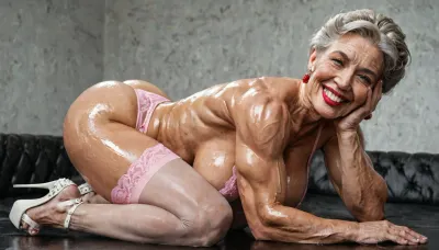 La force des courbes

- Oui.

Elle s'allonge sur le dos, les muscles se déchirent de puissance en profitant du moment calme. La lingerie noire et rose a accentué ses courbes, tandis que ses cheveux blonds Pompadour s'affaissent dans des vagues parfaites. Ses talons hauts, la plate-forme stiletto acrylique clair mules avec de grandes plates-formes, a ajouté une touche d'élégance à sa position confiante. Avec un sourire pécheresse, un sourire coquin et des yeux fumés, elle exsout un charme magnétique qui captivisait quiconque les regardait. Bien qu'elle ait été un modèle de fitness MILF avec un visage ridé, sa force et sa beauté l'ont fait ressortir dans chaque scène.