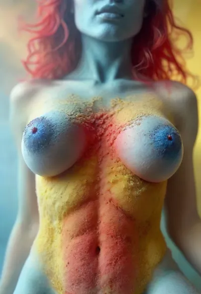 group mix of 4 naked women, minimalism.red on yellow.streams of hot fractal plasma.4 oily shiny golden scorpion statuette, a fractal naked man in the form of a fractal eye.an anthropomorphic xenomorph.a statue of a naked woman, beauty, long hair and legs, big hips and a bare bust.Mobius fractals.blue on blue.red on red.fractal vortices inside the eye.fractal black wool.fractal fog, random optical illusion, close-up.botanical+Fibonacci+anatomical+Goya+arabesque, butterflypussy1, rear, closed_pussy, Long, Labia, Meaty, pussy, puffy, nipples, dark, ghost, wide, puffies, ral-trichom, <lora:260797_training_data:1.5>, <lora:Nipples XL:.9>, <lora:MJ52:.5>, <lora:ral-trichome-sdxl:.5>, <lora:shibari_bondage_-_v0.9.1.2-000010:.5>