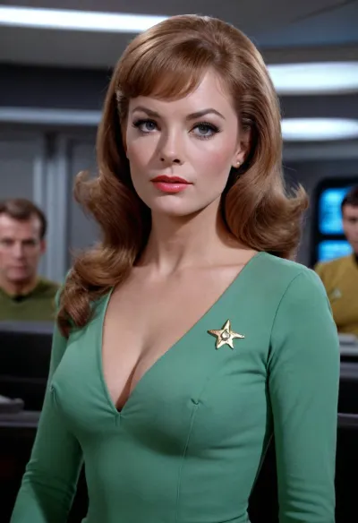 Star Trek, 1960s, sexy irish woman, star fleet officer