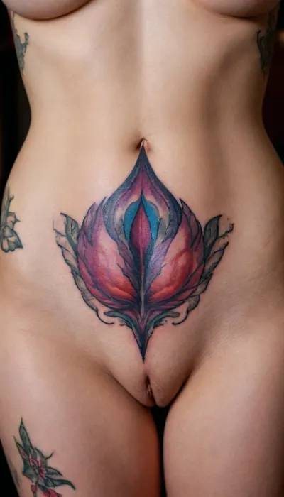 tattooed vulva