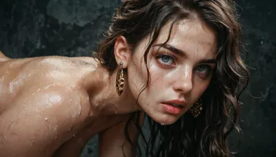 Brutal spitroast, dramatic background