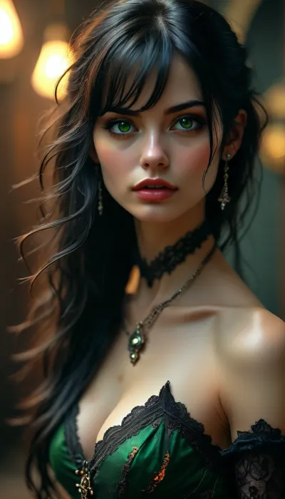 Extreme close up, (maximum quality), (high resolution), DSLR, INTRICATE, ATTRACTIVE, mood lighting, intricate, elegant, (highly detailed skin, skin details), sharp focus, volumetric fog, 32k UHD, filmgrain, high quality, Realism_Quality_2xx_By_Stable_Yogi, DSLR camera, best quality, best resolution, uhd, perfect composition of lights and shadows, dynamic, the brightest image, clear focus, high resolution, (extreme detail), (ultra realism), UHD, super high quality, super high resolution, extremely detailed. ###

30 year old, long black hair, ripped revealing clothes, goth, 34c breasts, (((view from behind))), perfect face, green eyes, cute, closeup, petite body, beautiful face, (), (very hot body), but, DonMD34thM4g1c4tt1r3XL, <lora:MJ52:1>, <lora:Real_Photo_Detail_XL-000003:.7>, <lora:BUT_SDXL_SHS:1.7>, <lora:710302_training_data:.1>, <lora:DonMD34thM4g1c4tt1r3XL-000008:2>