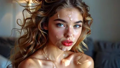 (((Cum covered girl))), lots of cum, (((cum on face, mouth))), (((penis touching lips))), cum on tits, cum on bra, thick lips, Portrait, beautiful french, young instagram model, (((18yo, young, gorgeous))), happy, perfect, slim body. pulling down her shiny red satin bra to reveal c cup breasts, ((long bright red tousled hair)), hair half up half down, perfect face, eye contact, perfect eyes, gorgeous, sexy, sensual, seductive eyes and look, pulld, body, excessive, woman, cum, on, face, <lora:MJ52:.6>, <lora:BUT_SDXL_SHS:1.1>, <lora:add-detail-xl:2>, <lora:CinematicStyle_v1:.9>, <lora:JustCum:2>