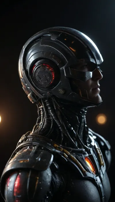 simulacra, black background