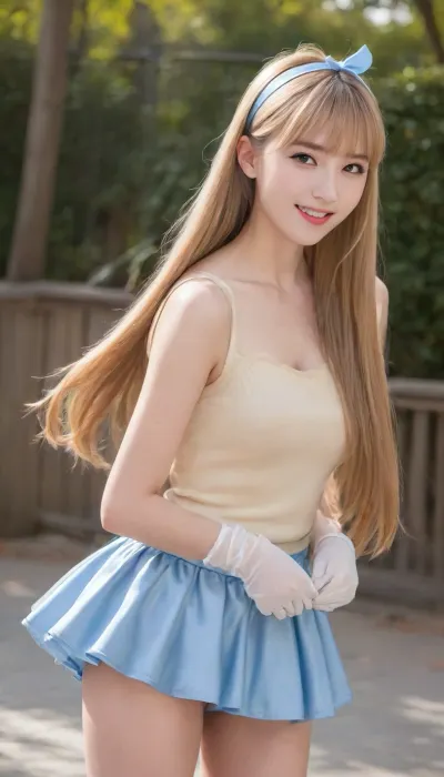 ((Even her shy smile, unable to hide her confusion, is adorable:2)), ((The 3D ultra-high performance, high sensitivity, all-environment compatible handheld scanner removes the limiters of her body shape and emotions, measures her accurately and precisely at maximum output, and converts her contours into a realistic 3D image. Her contours are sharp but not cold, exuding a gentle, feminine warmth. The subject is in focus, creating a wonderful three-dimensional perspective with depth, creating a rich and vivid background, and the sophisticated hollow-back pose makes the skin look slimmer. She lifts the bottom of her skirt and turns around dynamically, revealing her young, healthy, firm, and perky peach bottom. Hidden camera footage is strictly prohibited, and she is so embarrassed that she wants to avert her eyes from the excited gazes of the men fixated on her bottom, and her intense shame reflects her charming face even more strongly, reaching a climax. This extremely rare, not for sale, NSFW 8K ultra-high resolution uncompressed original image captures that perfect moment. Best shots for full-size poster:2)), ((A beautiful 18-year-old native Chinese student with the charming beauty of a Caucasian woman:2)), ((Brilliant glossy golden luminous blonde long pure silky straight hair:2)), ((Half-up hairstyle with moderate volume in the bangs and a hairband tied at the back of her head, which suits her very well and gives her a very beautiful and neat appearance:3)), ((She has beautiful double eyelids and adorable almond eyes that droop down to the corners of her eyes, giving her a gentle gaze:2)), ((Ultra-high performance orthodontic appliances specially designed for celebrities activate the natural healing power of each tooth, resulting in an ideal and normal shape and position. When the teeth are beautifully aligned, the upper and lower jaw protrusion is corrected and the four upper front teeth form a perfect beauty:2)), ((She is tall but not too thin, plump but not too fat, with a youthful, healthy, feminine figure and just the right amount of firmness. Her figure is like that of a gracefully dynamic female volleyball player, and you can't help but be captivated by her healthy, erotic beauty:2)), ((The pure white cheerleader uniform, which creates the finest three-dimensional contours, includes a collared sleeveless polo shirt, silk long gloves, and a shape-memory fabric mini-flare skirt that naturally rolls up without panties, mercilessly exposing the peachy bottom. The healthy, refreshing, and erotic design is truly worthy of the Best of Cheerleader Award:2)), ((Highly realistic depiction of beautiful women's hands in general:2)), Playboy, skirt lift, 80s porn magazine, figure skating, leotard, ice, rink, burlesque, dress, <lora:skirtlift_xl:.8>, <lora:Figure_Skater:.8>, <lora:xl_burlesque_dress-1.0:.8>, <lora:CoraXL:.8>