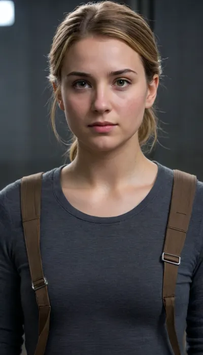 Beatrice "Tris" Prior is the protagonist and narrator of the Divergent series. She is a strong-willed 21-year-old girl. Although Tris was born into the Abnegation faction, she eventually defected to Dauntless and had to accept the fact that she was Divergent, hdr, ultra detail face