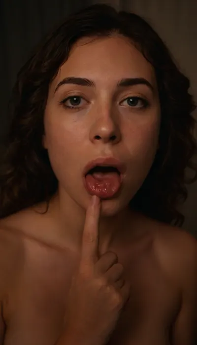 masterpiece, best quality, ultra-detailed, very aesthetic, newest, absurdres, At night, shadow, shadowed, very few light, dark bedroom, subdued Light, (48 year old petite woman, instagram model petite, medium curly dark brunette hair, hard nipples, medium sagging Bell asimetric natural boobs, natural girl, very submissive, (nighttime:1.7), freckles, (finger in Mouth:1.9), slutty face, slutty look, orgasm face, very petite girl), on all fours, ass up, doggystyle, looking to the side at camera, ((view from the side, camera angle is at 70 degrees)), ((black cock in front of her mouth, gangbang, all black men gangbang)), (black men, gangbang, fucked in pussy, piss in Mouth, fucked in ass, black cock), (((whole body view, zoomed out))), dripping in cum, cum everywhere, ultra hd, 8k, 4k, ultra realistic, photorealistic, highly detailed, high res, very, dark, focused, flash, photo, mouth, opened, <lora:sdxl_darkflash_v6-000060:2>, <lora:mouth_opened:2>, <lora:f1ngering:.8>, perfect, eyes, skin, blemish, detailed, <lora:polyhedron_all_sdxl-000004:.8>