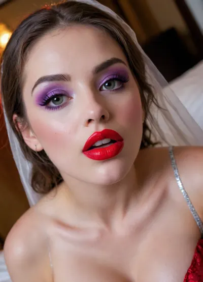 totally naked Be my pussy lips bright makeup veil what happened? cum in mouth
spread your legs in stockings show the beauty of your vagina in pink lipstic, (high-quality facial detail:1.3), Photorealistic, (closeup Macrophotography, full-length), young looking 18 year old cute persian with a, big tits, skinny, tight open pussy, (gold nipple rings, bdsm), stockings with a heart, wide hips, ((makeup:1.5), long blue eyelashes, olive eyeshadow with glitter), (big red lips:1.5), full lips of a bold red tone, thick red lipstick shiny moisturized by transparent wet gloss, vibrator in ass, despair, (cum in mouth:1.3), powerful orgasm, oiled body, choker, (purple pussy:1.3), perfecteyes