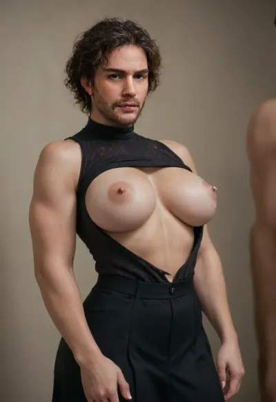 Man's face, rugged face, beard., <lora:Handsome_Male_models_v2:2>