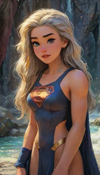 Supergirl visiting Diana on the isolated island nation of Themyscira, DCEU, Supergirl, rha3, woman, targaryan, <lora:rhaenyra young - rha3 woman sdxl:1>, <lora:detailed_notrigger:2>, <lora:samdoesarts1.1-000030:.4>, <lora:J_cartoon:.3>, <lora:Animated_Concept:.4>