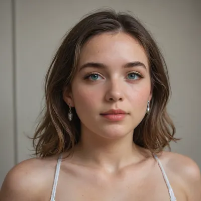 A pretty, chubby young woman face is completely smeared with spit, and she smiles happily., <lora:Chubby BBW - XL:.7>