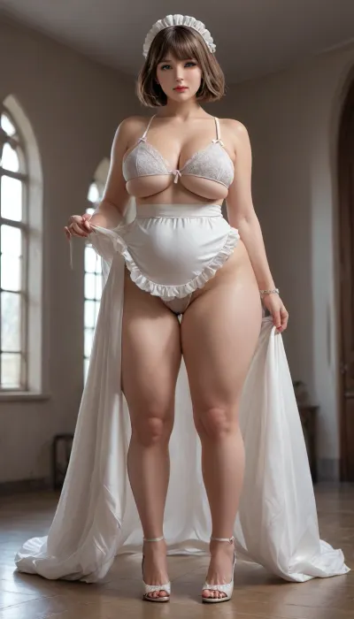 full front image, mega fat ssbbw, huge saggy hanging apron belly, huge saggy masive tits, bottomheavy, big, ass, huge, gigantic, thick, thighs, massive, burlesque, dress, <lora:milkers_v2:.8>, <lora:bottomheavy_v1_sdxl_LoRA:.9>, <lora:xl_burlesque_dress-1.0:1.5>