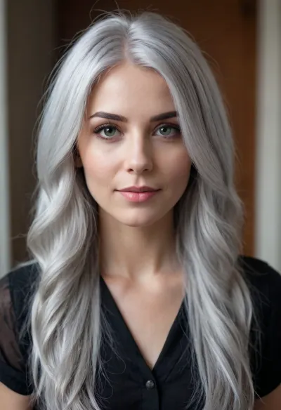 Silver hair