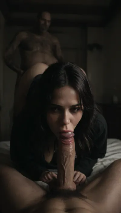 Extreme detailed ultra HD Photo picture. View the whole Scene. a sexy bbw granny 70 years old, (long saggy tits, old body), blowjob and doggystyle with 2 men in the bedroom. very much cum

A vampire woman stands in the darkness against the backdrop of a ruined Gothic cathedral. Her long black hair., eldritch, horror, monster, Dark, Fantasy, page, EdobVampWoman, <lora:Eldritch_horror_monsters_by_DarkEffect-000003:2>, <lora:deepbeastxl-000004:2>, <lora:Dark Fantasy:2>, <lora:dark:2>, <lora:EdobVampWoman_XL_v1.0:2>, An old man and an 18-year-old Japanese woman, Black long hair, Bangs hair, In a room with old and antique furniture, night, low light, The elderly man is sleeping in bed, The woman is wearing a maids clothes, She sucks the old man's erect penis, which is sticking out of his Underpants, while he sleeps, Tforcing her to suck the old man's penis, ejaculation, cum in mouth