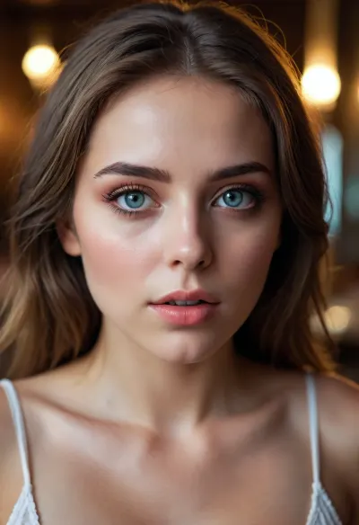 sexy girls with white eyes