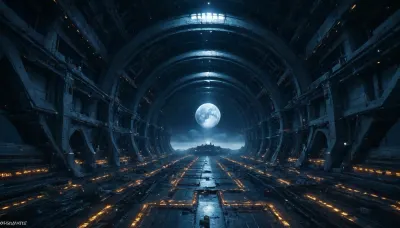 An epic and stunning movie shot depicts a future crystal city surrounded by a grand palace of desire, located at the center of a massive spaceship. Late at night, the city and spaceship are illuminated by dazzling lights, with deep space nebulae and stars clearly visible in the background. Several super large liquid satellites are suspended in the sky, creating a vast metropolis with glowing bioluminescent structures and suspended bridges. A panoramic view of a complex city layer composed of interconnected towers, with distant and vibrant galaxies and nebulae visible through the spaceship's transparent dome, surreal, 8k resolution, sacred atmosphere, epic scale, tranquility of the universe, and surreal masterpieces, lx, starry, sky, outdoors, Panoramic, landscape, futuristic, ship, night, <lora:lx-真实摄影-星空XL1.0:2>, <lora:Space Ship Concept Art (VW Style)_epoch_10:2>