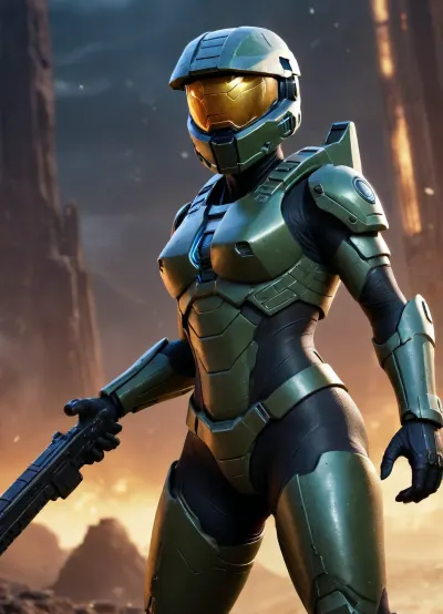 Female Spartan, Orbital Huntress
#FemaleSpartan #Halo #MasterChief #Cortana #NobleSix #SpartanVale GamerGirl #Fanart #JadeGretz