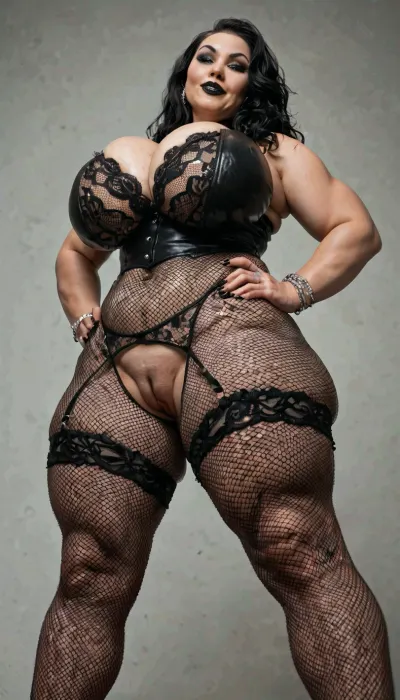 Pov standing over me, pussy under me, 70 years Old sexy woman, (((bbw:1.5))), ((((mistress with massive breasts)))), ((black fishnets)), ((fishnets clothes:1.5)), huge saggy breasts, full lips, red lipstick, pussy over me legs wide open, Extreme closeup Shot, Pussy closeup, lace stockings, view from down below, massive saggy tits, plumper, Chubby, hourglas Figure, pale skin, gothic, goth Make-up. Black lipstick, playfull smile, Long black hair, extreme Long hair, love handles, massive breasts, fat Ass, Eyeliner, bbw breasts, professional Photo, professional quality pic, solo Girl, one Woman, massive busty Goth, saggy Natural Big tits, Natural aged skin, Perfect proportions, tanned, tan lines, 4k epic detail, shot on kodak, 35mm photo, sharp focus, high budget, cinemascope, moody, epic, gorgeous, film grain, grainy, score_9, score_8_up, score_7_up, rating, explicit, gigabody, xl, <lora:gigabody_xl-000004:.8>