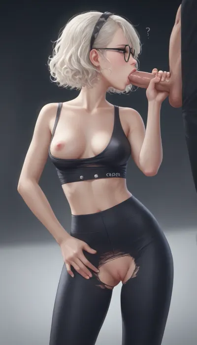 (Confused), ((Side view, Rear view, Front view)), (((Rear view of cancer in the first person))), ((Blowjob)), blowjob oral blowjob
Blowjob
beautiful girl, short curly hair, ((black yoga pants showing pussy and bare breasts)), black-rimmed glasses, ((torn crotch)), bulging pussy, shaved pussy, torn top with holes showing bare breasts, on the street