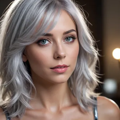 silver hair