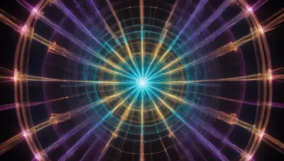 Generate a singular, hyper-detailed, and awe-inspiring image depicting a monumental, celestial loom suspended in a dark, infinite void. At the center of the loom, an ethereal, multi-armed quantum artisan, (evoking the ancient weaver archetype), manipulates glowing, UV-reactive threads that represent the probability waves of alternate timelines. The entire web is illuminated exclusively by a focused 365nm UV beam, causing the quantum silk to fluoresce into intricate mandalas of sacred geometry, galaxy clusters, and branching timelines in neon gold, quantum turquoise, and deep ultraviolet purple.Generate a singular, breathtaking image depicting an alien art gallery or ceremonial sanctuary on an extrasolar megastructure. Within this non-Euclidean space, an advanced alien artisan, (or bio-mechanical apparatus), is actively weaving a "Celestial Membrane"—a living, hanging tapestry composed of quantum-dot polymers and genetically modified bio-luminescent mycelium. When exposed to calibrated ultraviolet excitation, the membrane folds space-time visually, projecting hyper-dimensional fractal 1. **Light Sources, ** The scene is illuminated solely by a celestial UV-A, (365nm), radiation source beaming down like a cosmic spotlight, striking the quantum spider silk and forcing it to re-emit blindingly vibrant fluorescent spectra. Delicate neon-plasma arcs weave between the loom's pillars, providing structural rim lighting. No ordinary sunlight or ambient light is permitted.
2. **Subject Matter & Mythology Fusion, ** A colossal, cosmic loom constructed from dark, obsidian-like stellar matter. The threads being woven are native spider silk engineered with quantum-dot polymers, acting as optical fiber waveguides. As the weaver's hands pass over them, the threads burst into luminous probability maps—sacred geometry intersecting with quantum wavefunctions, mapping out the destiny of civilizations in glowing ultraviolet and neon hues.
3. **Camera & Optics Simulation, ** Simulate an astronomical macro lens with a narrow depth of field focused sharply on the weaver's hands and the immediate intersection of glowing quantum threads, while the sprawling cosmic web stretches into a soft, bokeh-filled stellar background.
4. **Composition & Spatial Dynamics, ** Employ a symmetrical, vertical composition that evokes a sense of sacred architecture and divine order. The vertical lines of the loom's warp threads draw the eye upward into the infinite expanse of the multiverse.
5. **Color & Spectral Harmony, ** The color palette fuses mythological gold with quantum high-tech hues, radiant neon gold, fluorescent quantum turquoise, ultraviolet indigo, and hot magenta. The contrast between the obsidian loom and the explosive UV fluorescence is breathtaking.
6. **Resolution & Micro-Detail, ** Generate at a minimum resolution of 8K, (7680x4320 pixels), capturing the microscopic refraction along individual silk strands, the ethereal texture of the weaver's garments, and the pristine