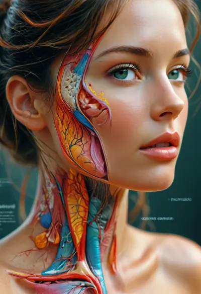 (smooth rendering and vibrant colors:.1), Detailed scientific textbook diagram showing the internal anatomy of an adult coquettish women. Labels refer to "function", "purpose", "storage system". Includes serious scientific footnotes and cross-sectional views of unexpectedly complex biological systems, natural beauty, /KlTTY-ART/, <lora:COMFYUI_mimic_landscape_-_XL_SDXL v2.0:.1>, <lora:attractive_notrigger:.1>, <lora:MJ52:.5>