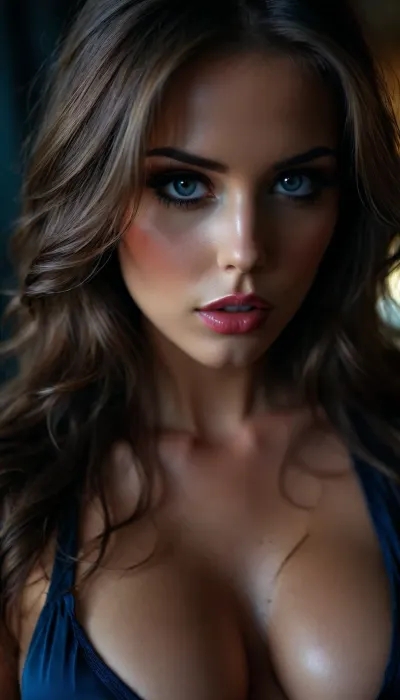((30 year old beautiful cute looking woman)), Close up, cum covered Stunning 30 year old secretary, cum dripping off face, open mouth with tongue out, cum on tongue, cum on blue satin blouse and blue bra, lots of cum, sje is so excited by all the cum, long wavy hairstyle, in luxury office, dark hair, deep blue eyes, Erotic, sexy Seductive. beauty, seductive eyes and look, pulld, <lora:attractive_notrigger:1.7>, <lora:BUT_SDXL_SHS:2>, <lora:Vivid Midjourney mimic - XL SDXL v2.0:.5>, <lora:add-detail-xl:1.6>, <lora:dark:.1>