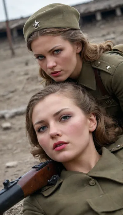 Soviet sniper woman od Stalingrad, Full Body, fucked by german soldier, reverse, cowgirl, white, cock, black, closeup, <lora:reverse-cowgirl-xl-2.0:.8>