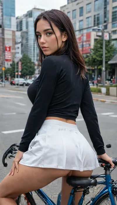 (incredibly beautiful horny student:1.9), (incredibly sexy stunning slut:1.8), (looking at viewer like she needs him to be fucking her:2), (large extremely sexy eyes:1.5), (long dark eyelashes:1.2), (perfect sensual lustful lips:1.4), (extremely adorable girl:1.8), (on set of an erotic photoshoot:2), (sexual content:1.5), hottie...

BREAK, (Kida:2), (close:2), (looking back:2), .
BREAK, (girly:2), (minx:.2), (petite:.2), (slender:.2), (youthful:2), (cute:2), (fit:.2), (slutty:.2), (sexy:2), (busty:2), (curvy:1.2), (tanned:2), (tan lines:2), (dark complexion:.2), (makeup:.2), (long dark eyelashes:.2), (freckles:.2), (sweaty:1.2), (pussy juices:.2), (shy:.2), (blushing:.2), (worried:.2), (flirty:.2), (excited:.2), (moaning:.2), (begging for sex:.2), (head tilt:.2), (long white office shirt with long sleeves:2), (white skirt:2), (riding a bicycle and sticking pussy out:1.8), (city park:1.6), .

BREAK, (narrow upper body:1.7), slim neck, narrow waist, (wide hips:1.1), (perfectly toned shapely firm tight girly body like that of a young model:1.4), (perfect firm fit butt:1.3), (perfect shapely breasts:1.1), (innie tidy tiny godpussy:1.2), <lora:adlima_xl_1_standard_merge_62_88_05_05:2>, <lora:WildcardX-XL-Detail-Enhancer:2>, <lora:LCMTurboMix_Euler_A_fix:.8>
