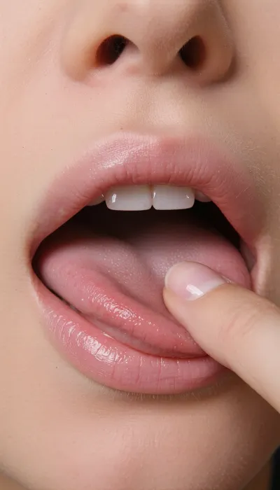 20 year old sensual mouth, biting her bottom lip, beautiful thin lips, defined lips, highly detailed skin, ultra high quality, pale natural skin
