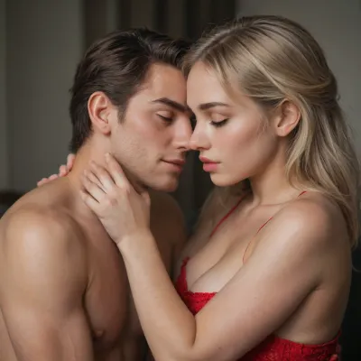A twenty‑year‑old young man and an eighteen‑year‑old blonde, united by a strong and passionate feeling, explore each other with trepidation.